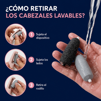 Pack de 8 Rodillos de Repuesto para Lima Eléctrica